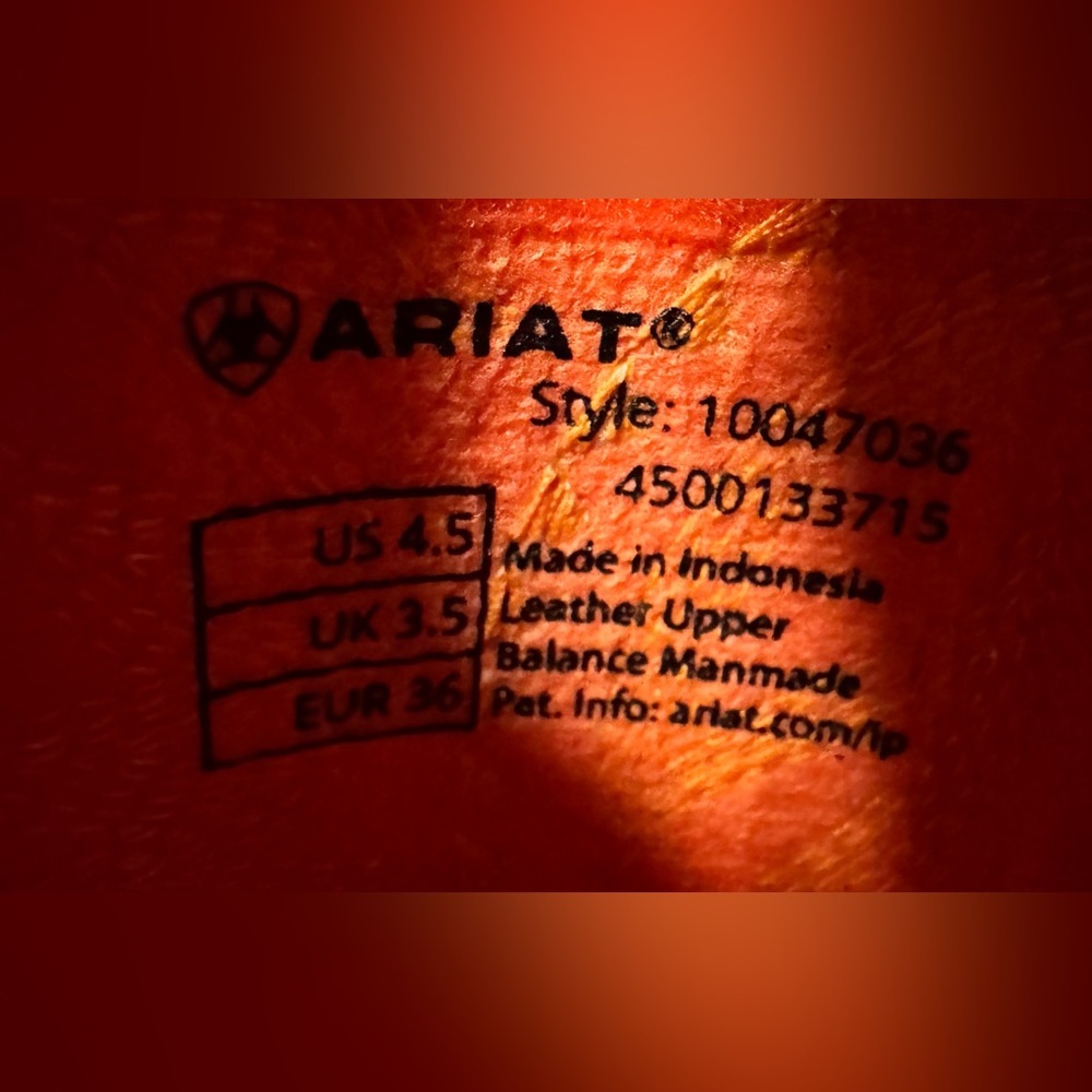 Ariat Unisex Kids' Derby Monroe Western Boot - Picture 9 of 10